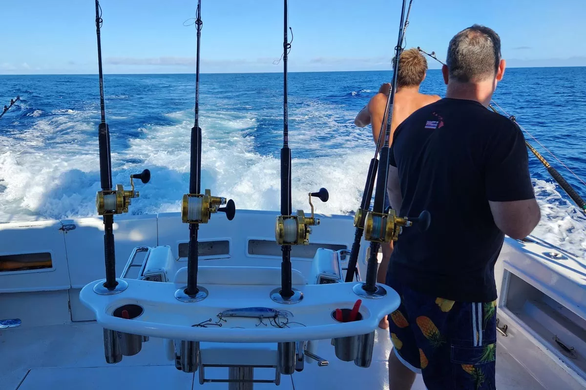 wahoo rods and reels for deep sea fishing