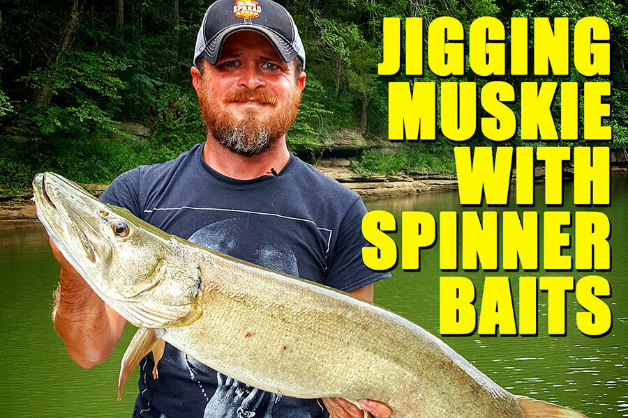 Jigging for Muskie with Spinner Baits