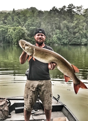 giant musky caught by Cory Allen