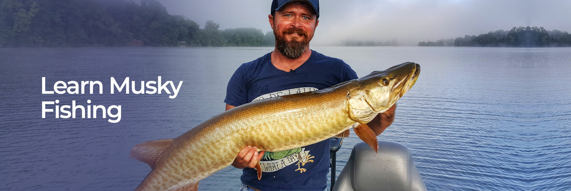 Musky – Learn Musky Fishing, In the Spread Home Slider
