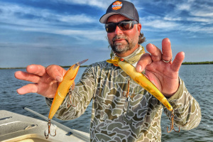 William toney with his favorite casting lures for gag grouper