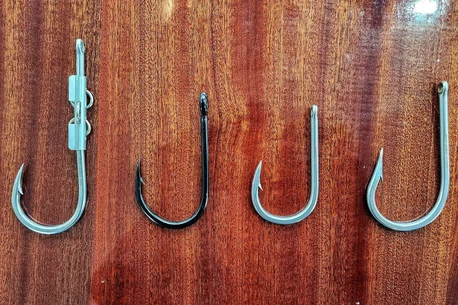 hooks for blue marlin fishing including the sta-stuk hook