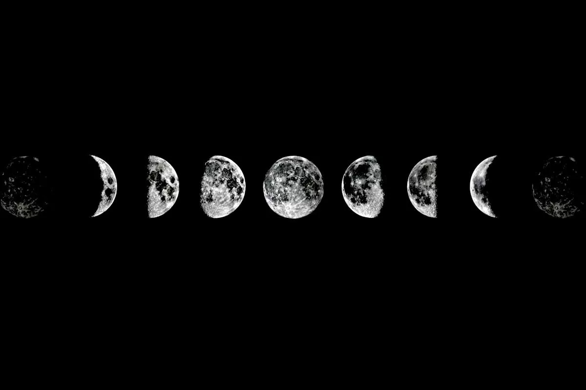 moon phases effect ocean tidal flows