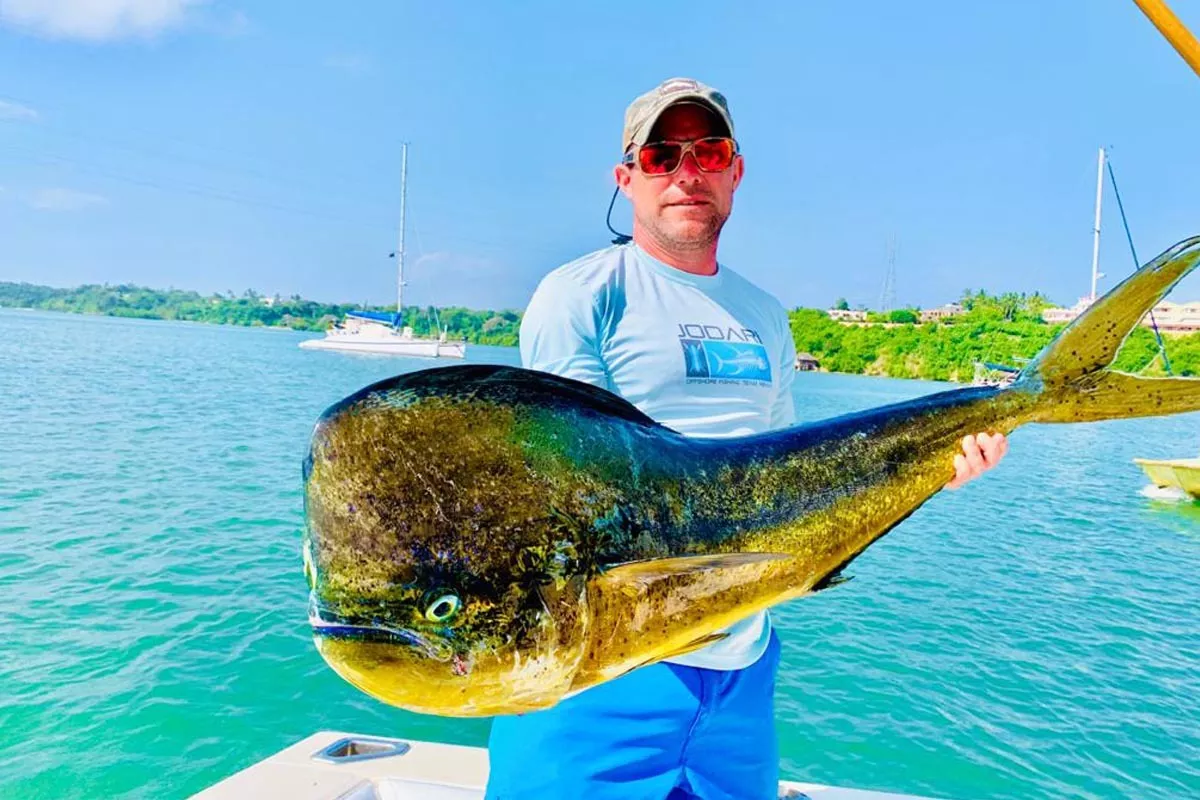 costa rica offshore fishing produces a nice dorado