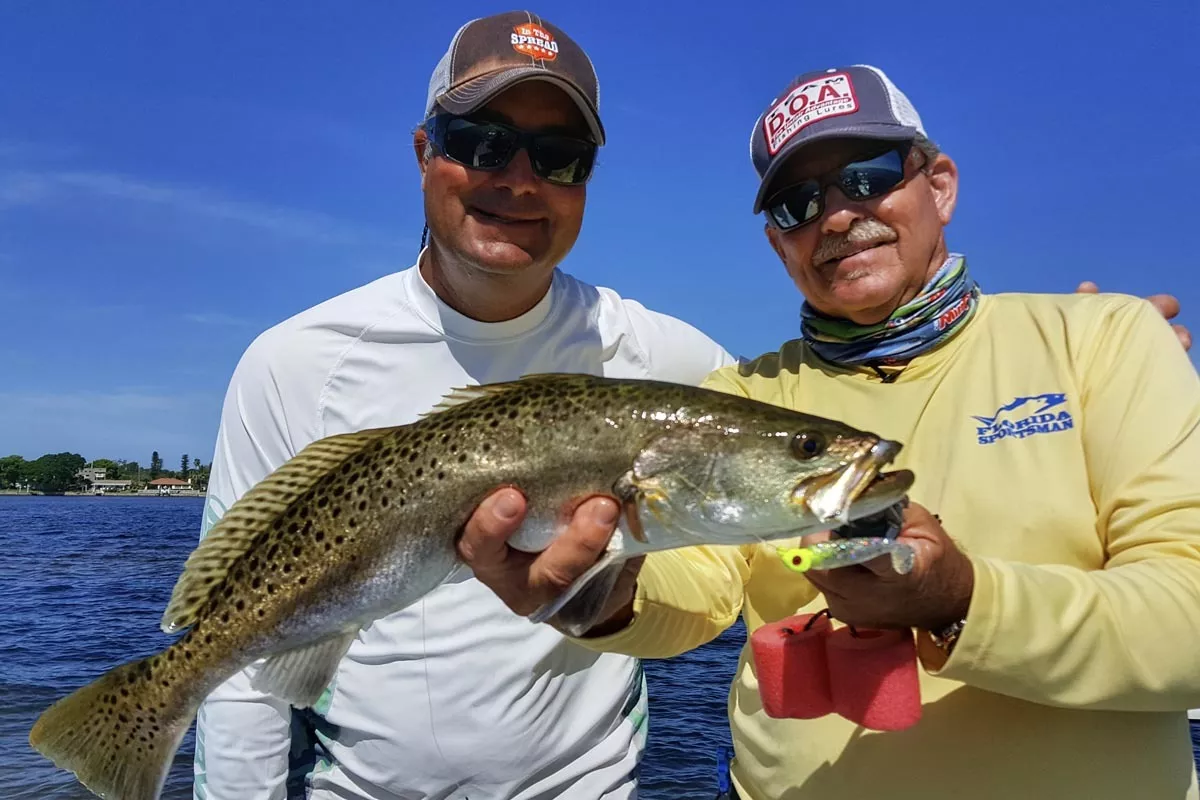 Tampa Bay seatrout caught by William Toney