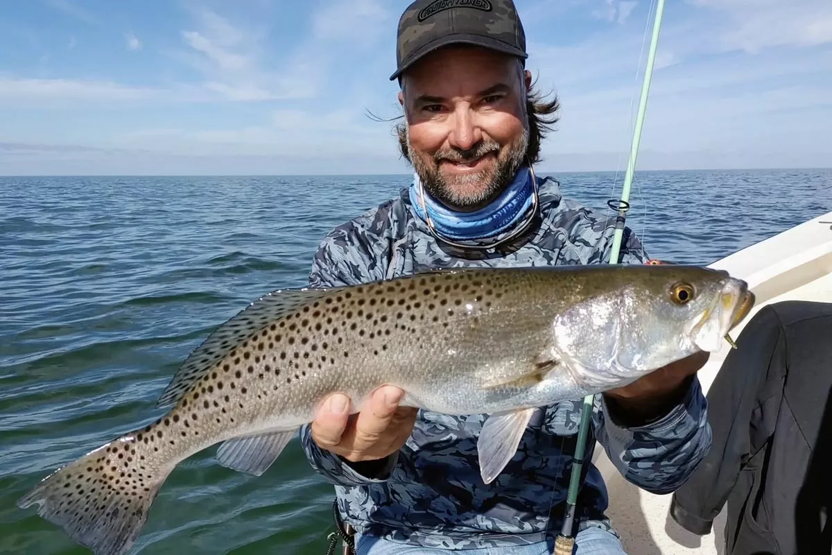 trophy seatrout caught by William Toney in Florida