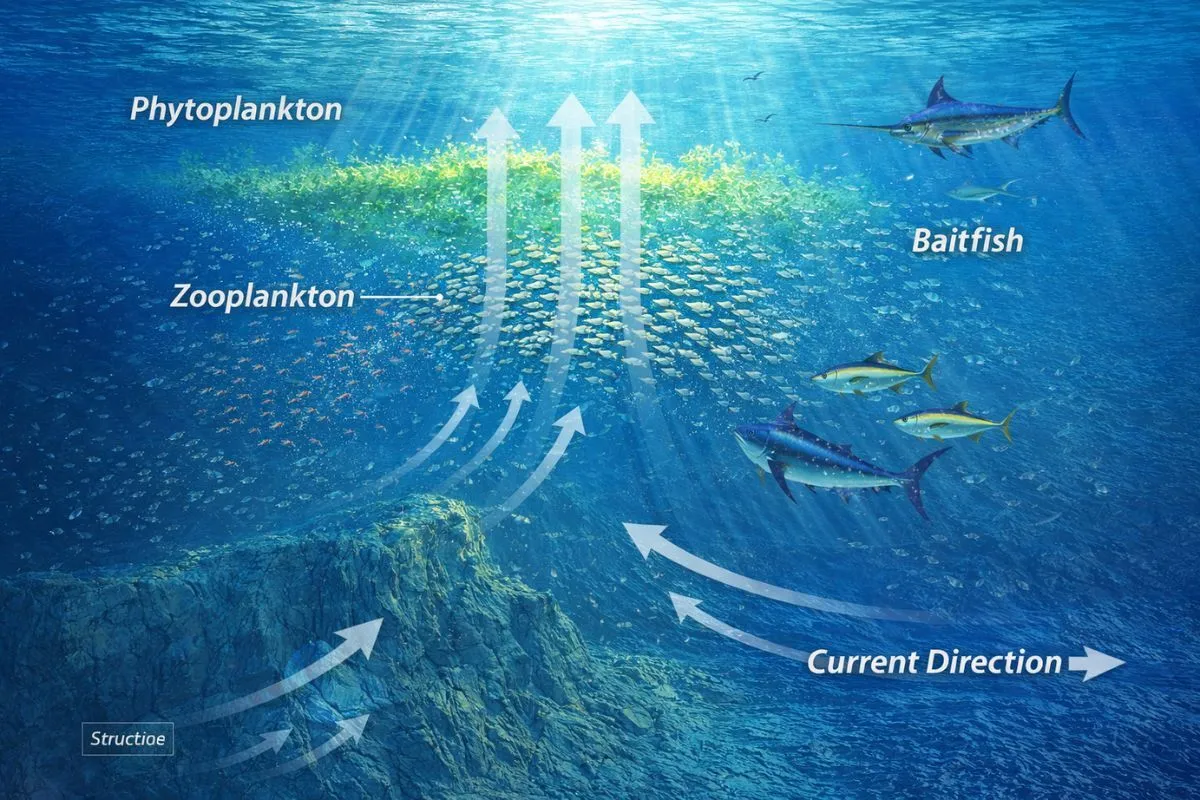 upwelling food chain and predators