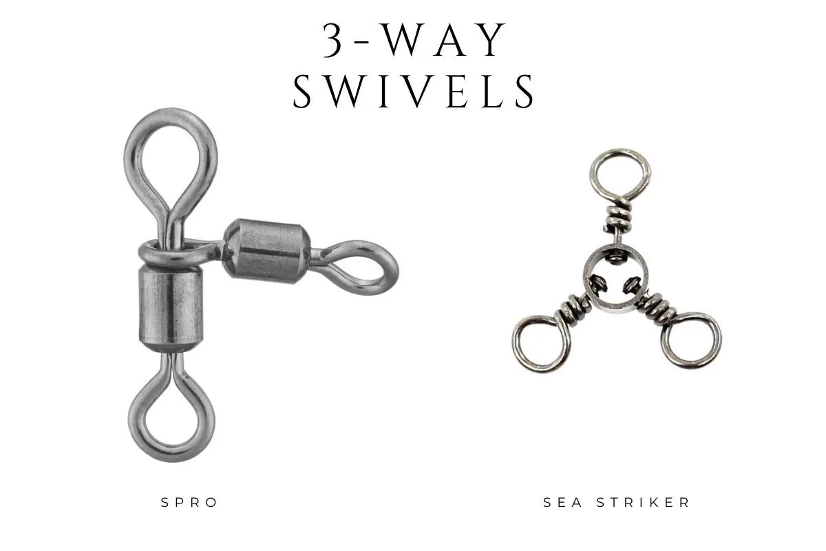 three way swivels from spro and sea striker for wreck fishing grouper