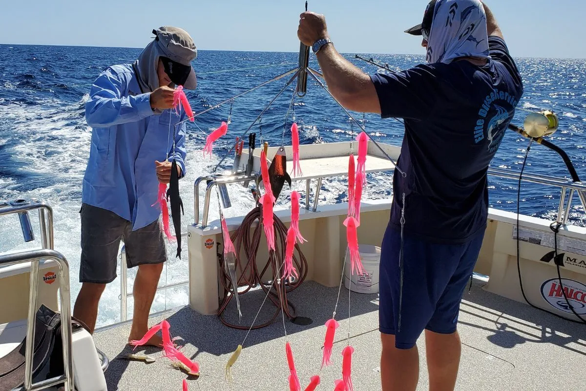 Dredge fishing for billfish course from In The Spread, being taught by working offshore captains
