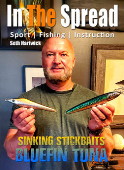 Sinking Stickbaits for Bluefin Tuna held up by Seth Hartwick