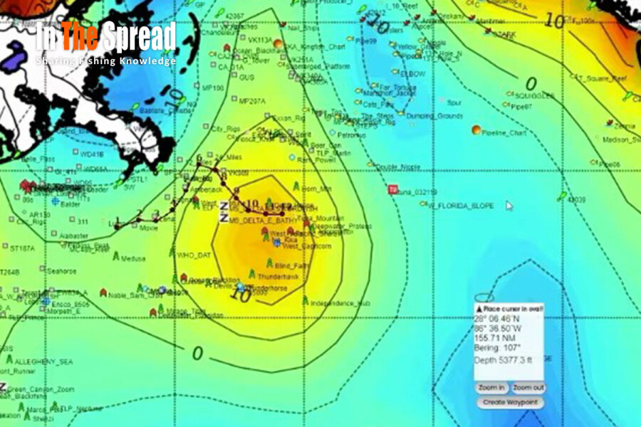 Fishing Forecast from Hiltons Realtime Navigator