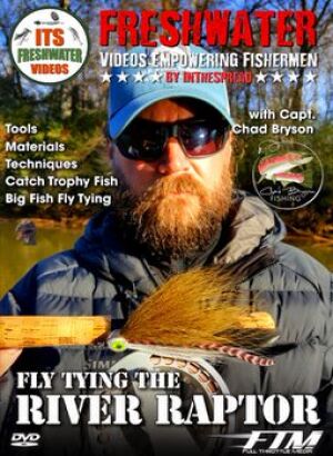 In The Spread promo poster for course on Brown Trout Fly Tying the River Raptor