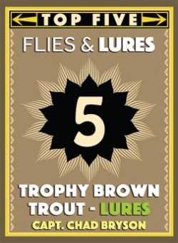 In The Spread cover: Top 5 Brown Trout Lures fishing course with Chad Bryson