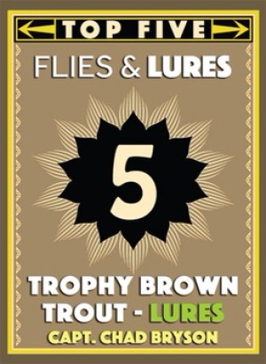 In The Spread cover: Top 5 Brown Trout Lures fishing course with Chad Bryson