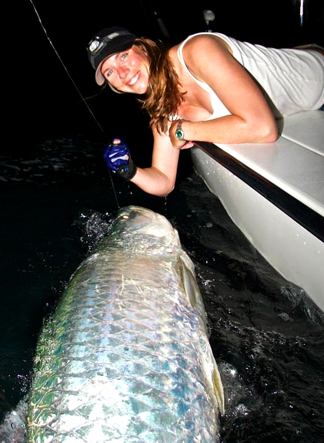 Tarpon Fishing Nighttime in Miami In The Spread