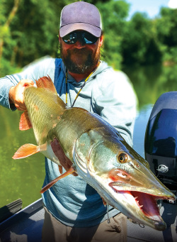 Collins River Musky Fishing on Fly