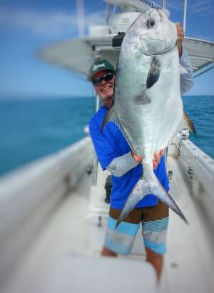 Fishing for Giant Permit Fish