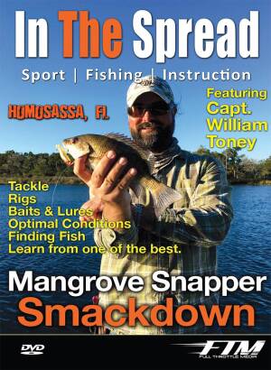 Mangrove Snapper caught in the Homosassa River with William Toney