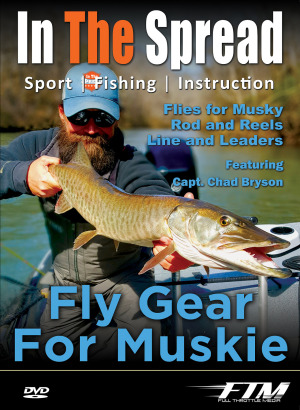 promo poster for fishing course on Fly Fishing Gear for Muskie