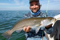 seatrout fishing during february on Florida's Big Bend with William Toney