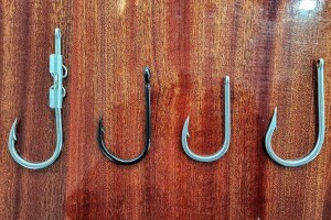 hooks for blue marlin preferred by Kona fishing captain kevin hibbard