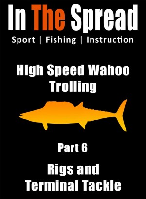 Custom made stiff rigs for high speed wahoo. Single or Double