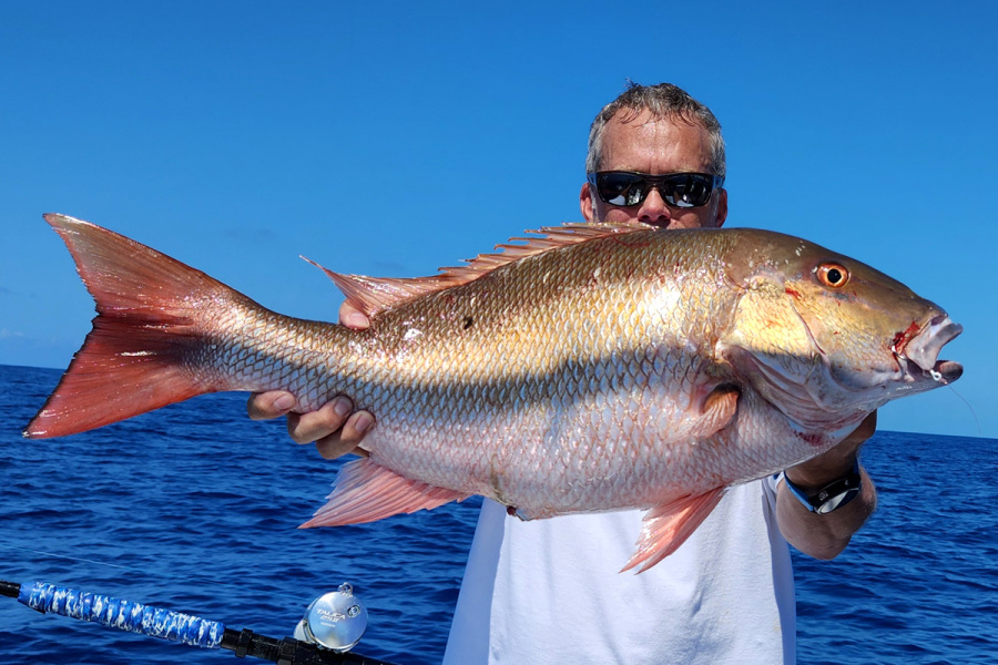 big mutton snapper caught by Seth Horne