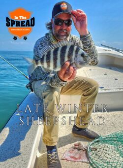 sheepshead fish held up by captain william toney