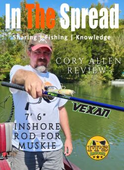 Cory Allen holding a vexan 7' 6" inshore spinning rod for musky