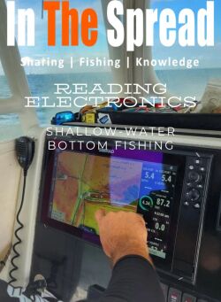 Capt. Vlad Moldoveanu plotting a course on his Simrad to a shallow water bottom fishing reef off Fort Morgan, Alabama